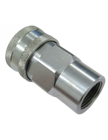 Enchufe hidráulico rápido Hembra 1" BSP de bola