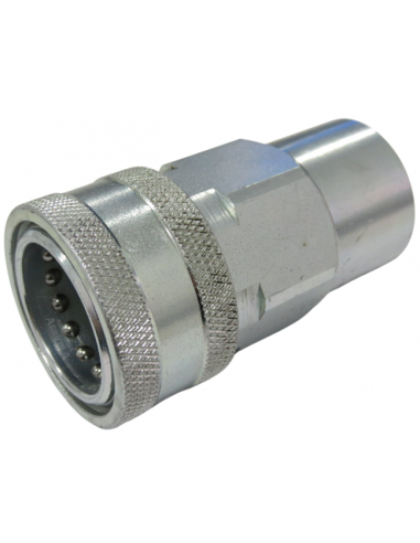 Enchufe hidráulico rápido Hembra 1" BSP de bola