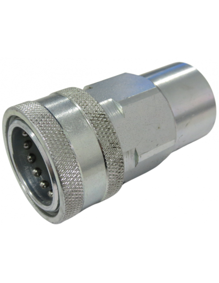 Enchufe hidráulico rápido Hembra 1" BSP de bola