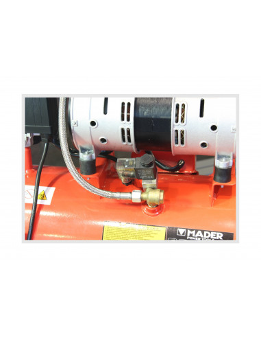 Compresor de aire Monoblock 24L 0.75CV silencioso Mader