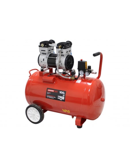 Compresor de aire Monoblock 100L 2CV silencioso Mader