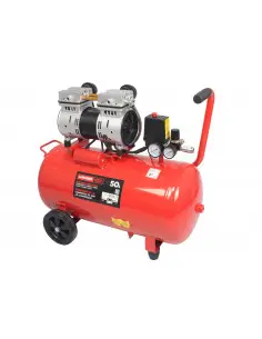 Compresor de aire Monoblock 24L 2CV doble cabezal silencioso Mader