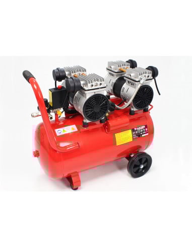 Compresor de aire Monoblock 50L 2CV doble cabezal silencioso Mader