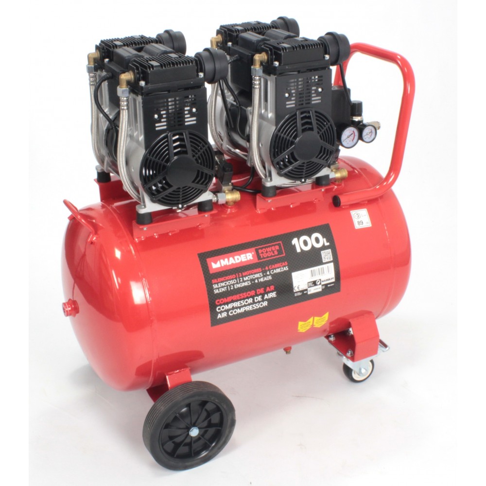Compresor de aire profesional, 2 cilindros, monofásico, 4 CV y 270 litros  de calderin (220v) - ▷UaaLA!! Elevadores de Coches
