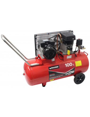 Compresor de aire de correa Monoblock 100L 2.75CV Mader