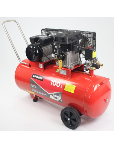 Compresor de aire de correa Monoblock 100L 2.75CV Mader