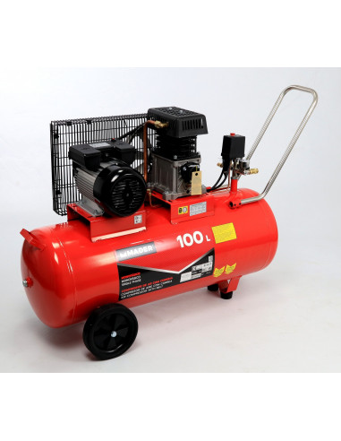Compresor de aire de correa Monoblock 100L 2.75CV Mader