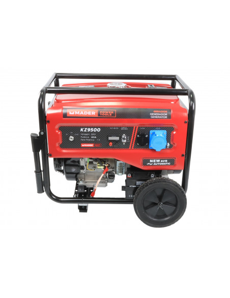 Generador monofásico con ruedas 8.0kva 18CV Mader