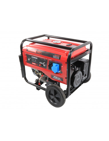 Generador monofásico con ruedas 8.0kva 18CV Mader