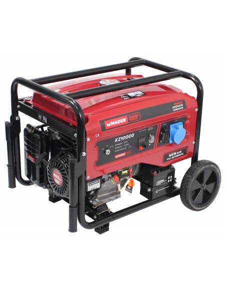 Generador monofásico con ruedas 8.0kva 18CV Mader