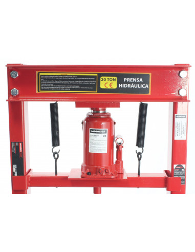 Prensa hidráulica manual para taller 10T Mader