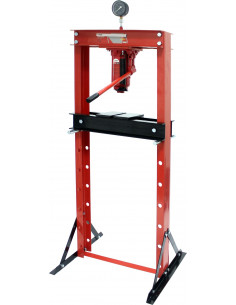 Prensa hidráulica 20T con manómetro Mader