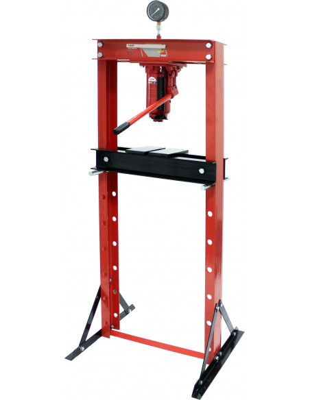 Prensa hidráulica 20T con manómetro Mader