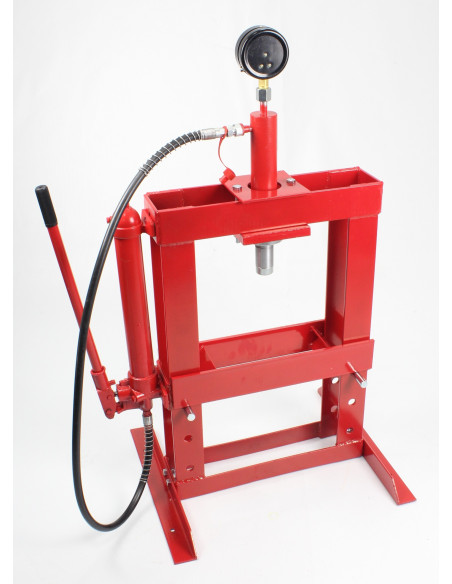 Prensa hidráulica 20T con manómetro Mader