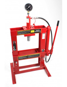 Prensa hidráulica 20T con manómetro Mader