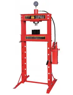 Prensa hidráulica 10T con manómetro Mader