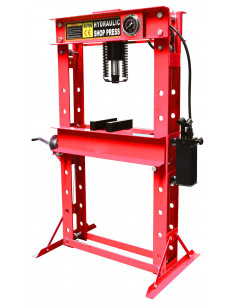 Prensa hidráulica 50T con manómetro Mader