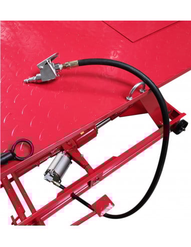 Elevador hidráulico para motos con pedal 450kg Mader