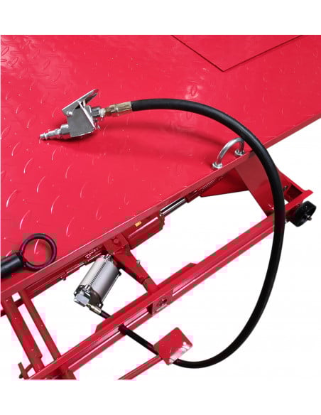 Elevador hidráulico para motos con pedal 450kg Mader