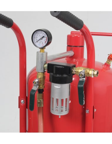 Chorreadora de arena con tanque 37L Mader