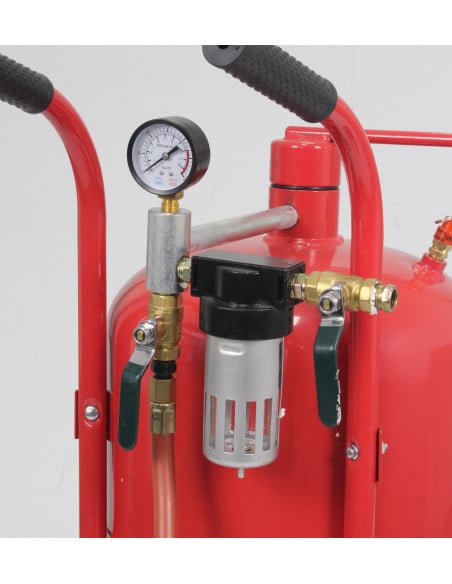 Chorreadora de arena con tanque 37L Mader