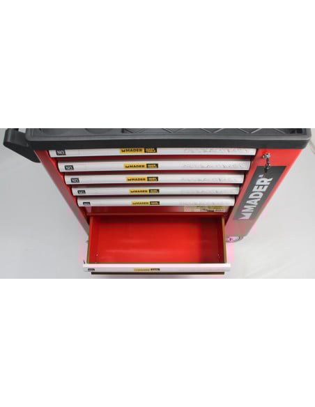 Carro herramientas completo mixtas fijas Mader