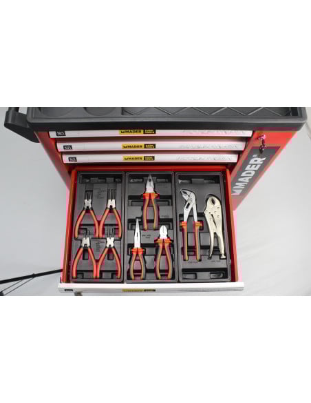 Carro herramientas completo mixtas fijas Mader