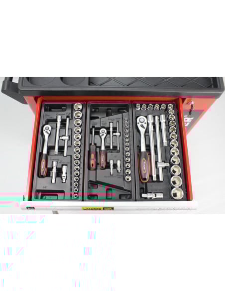 Carro herramientas completo mixtas fijas Mader