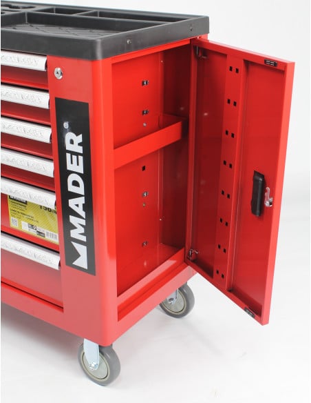 Carro herramientas completo mixtas fijas Mader