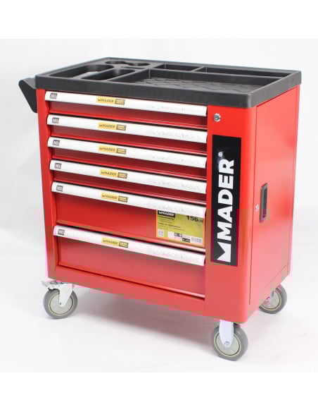 Carro herramientas completo mixtas fijas Mader