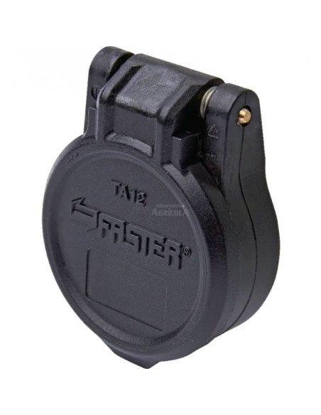 Tapa Negra Enchufe Hembra 1/2"