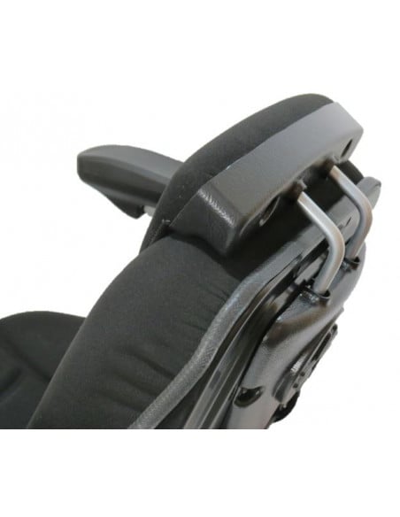 Asiento neumático RM62210 tela negra