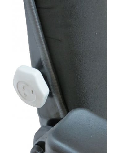 Asiento neumático RM62210 tela negra