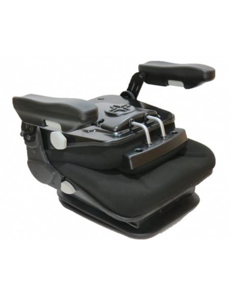 Asiento neumático RM62210 tela negra