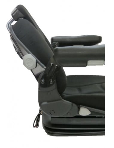 Asiento neumático RM62210 tela negra