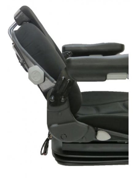 Asiento neumático RM62210 tela negra