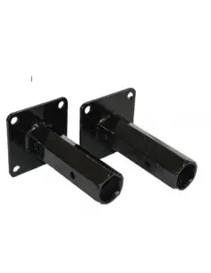 Juego ejes para ruedas motocultor o motoazada hexágono 25mm