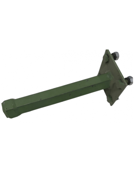 Juego ejes fijos rueda neumática y metálica hexágono 28mm