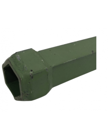 Juego ejes fijos rueda neumática y metálica hexágono 28mm