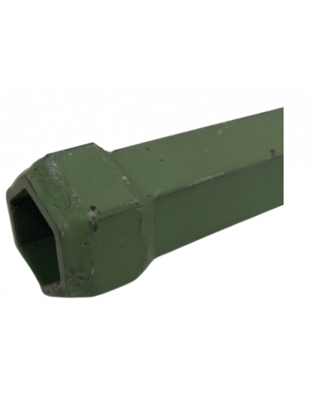 Juego ejes fijos rueda neumática y metálica hexágono 28mm