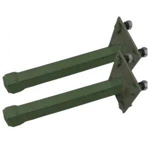 Juego ejes fijos rueda neumática y metálica hexágono 28mm