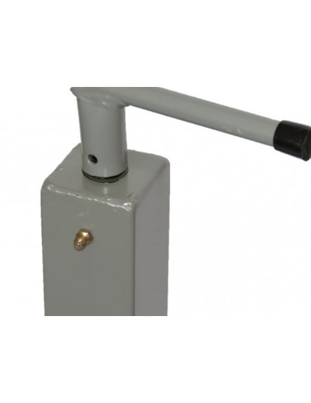 Mozo apoyo remolque tubo 50 x 400 mm