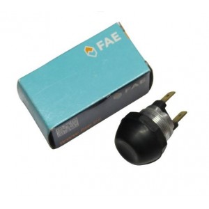 Botón pulsador dos clavijas con guardapolvos FAE 63310