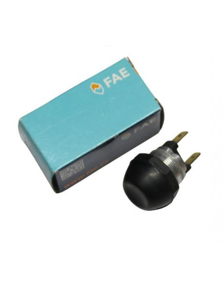 Botón pulsador dos clavijas con guardapolvos FAE 63310
