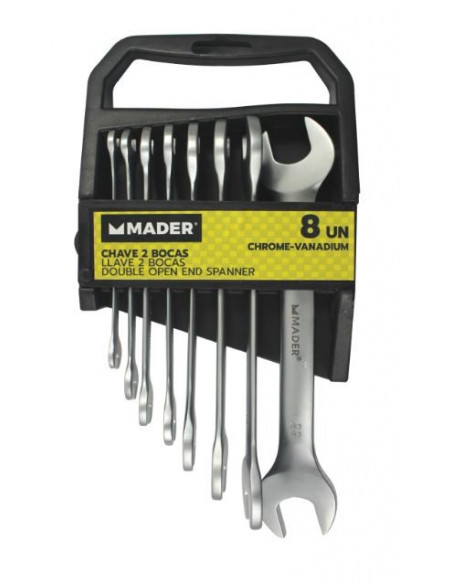 Juego llaves planas 8 piezas