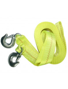 Eslinga 6 metros x 55mm ancho con ganchos con seguro