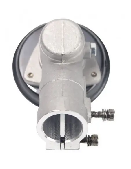 Codo cabezal desbrozadora manual con tubo Ø 26mm 7 dientes interiores