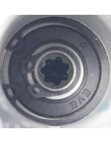 Codo cabezal desbrozadora manual con tubo Ø 26mm 7 dientes interiores