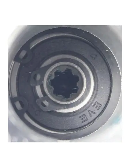 Codo cabezal desbrozadora manual con tubo Ø 26mm 7 dientes interiores