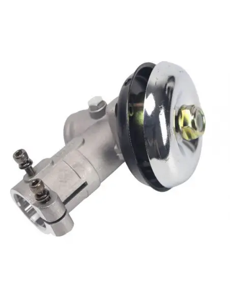 Codo cabezal desbrozadora manual con tubo Ø 26mm 7 dientes interiores
